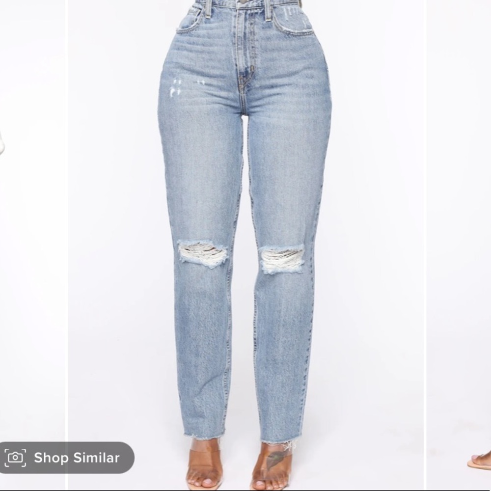 High Rise Mom Jeans - Picture 2 of 2